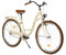 Balticuz OU Komfort Fahrrad, Hollandrad, Damenfahrrad, Citybike, Retro, Vintage, Beige-Braun, 28 Zoll, 1-Gang