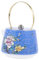 FUNOMOCYA Teekanne Aus Emaille Teekanne Aus Porzellan - Teekanne Tragbare Teekanne Antikes Dekor Goblincore-raumdekoration Vintage Teekessel Mit Blumenmuster Emaille-teekessel Blue Keramik
