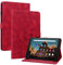 MOKASE Case Fit for Amazon Kindle Fire HD 10 Tablet 5th/7th/9th Generation 2015/2017 / 2019 Release, Suede Leather Folio Stand Cover with Auto Wake/Sleep&Card Slots for Fire HD 10.1 inch Tablet, Red