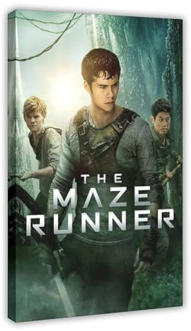 biegzc The Maze Runner (2014) Filmcover-Poster, Leinwand, Poster, Schlafzimmer, Dekoration, Landschaft, Büro, Raumdekoration, Geschenk, 30 x 45 cm