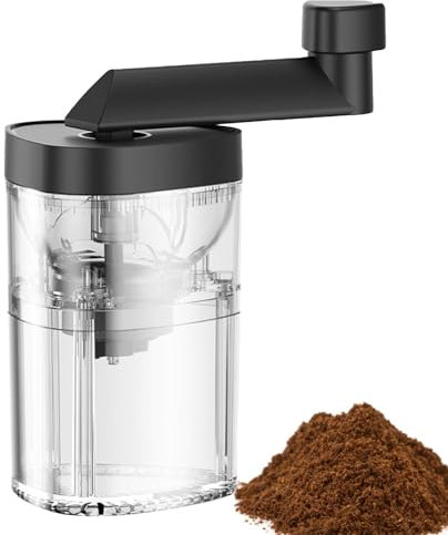 Macchina da caffè a mano – Macinacaffè regolabile | Macinacaffè con design altamente coerente e maneggevole, numerico, macinacaffè per la cucina a casa