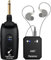 INGPARTNER Sistema di monitoraggio wireless in-ear, sistema IEM wireless a 2,4 GHz con trasmettitore girevole a 270°, accoppiamento automatico del ricevitore, monitoraggio in-ear per studio, prove a