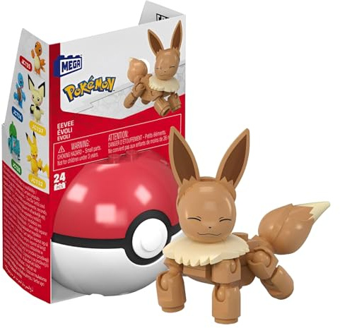 Mega Brands Pokemon Construx in Pokeball Evergreen & Generations - (Eevee)