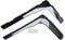 ANGRONG Sun Visors Rain Guards Wind Deflectors Set Compatible With Ford Transit MK8 Van 2013 Onwards 2 Doors Tinted in Channel Fitment