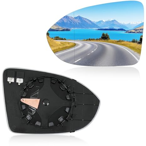Convitex Spiegelglas Links Beheizbar für VW Golf 8 2020 2021 2022 2023 2024, ID.3 (E11) 2019 2020 2021 2022 2023, BORN (K11) 2021 2022 2023 2024, Asphärisch, 5H0857521