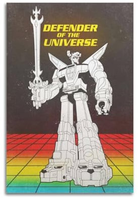 KOAXEWU Poster der TV-Show, Voltron, dekoratives Poster, Leinwand, Wandposter und Kunstdruck, moderne Familienschlafzimmer-Dekoration, Poster, 40 x 60 cm