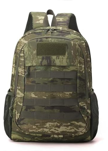 Lawaia 20L Small Tactical Backpack Military Bags Hiking Rucksack Survival Army Bag Rucking Outdoor Sports Packs Molle Gym Backpacks for Men Women Boys Girls Fishing Camping Traveling-Cp Camo