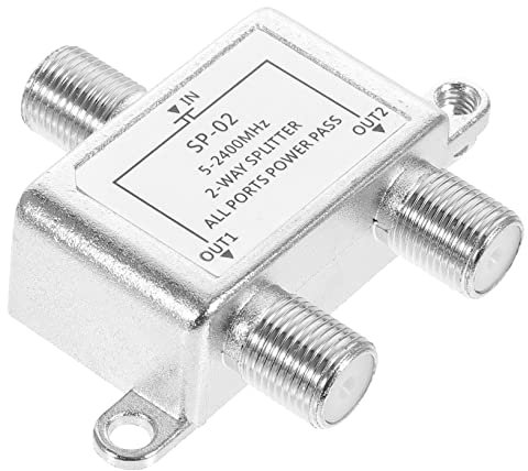 DIYEAH Koaxialkabel Splitter Verteiler Für Kabel-tv Und Antennenanschlüsse Hochgeschwindigkeits-Internet Und Digitale Signalverteilung Kompatibel Catv Systemen