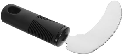 Cuchillo Auxiliar de Acero Inoxidable para Adultos Discapacitados | PP, 1 Pieza, Ayuda a Personas con Temblores Manos, Agarre Cómodo y Seguro, Facilita el Corte