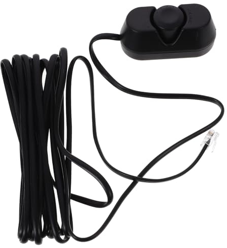 Amosfun Automotive Power Amplifier Controller with Inline Volume Control Knob Easy Installation Subwoofer Volume Adjuster Compatible with Car Audio Systems