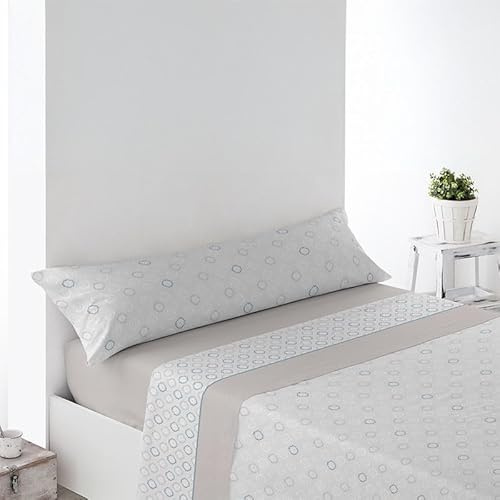 Rufino Díaz Juego Sábanas Pirineo Zayas Invierno 3 Piezas (Beige - 150 cm) - Taco Extra Suave para Adultos e Infantil - Sensación acogedora y de Confort