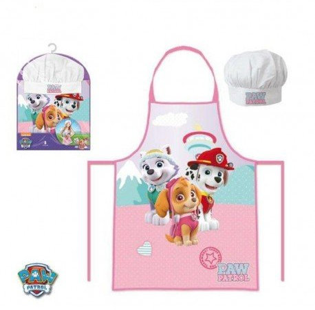 Tablier et toque Pat Patrouille Fille Paw Patrol