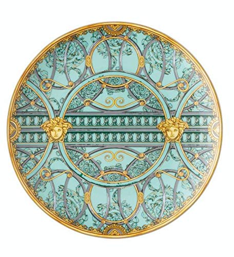 VERSACE. La Scala del Palazzo - Saucer 21 cm Green