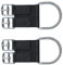AMKA Sattelgurt Converter aus Nylon Adapter für Sattelgurte 1 Paar 2-Buckle Saddle Girth Converter (Cinch) von Englisch auf Western