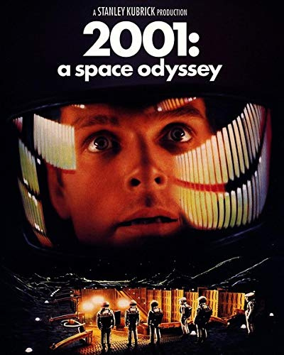 2001 A Space Odyssey by Stanley Kubrick - Poster - cm. 30 x 40 - Shipped Rolled Inside Heavy Tube