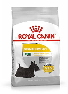 Royal Canin Dermacomfort Mini | 3 kg | Alleinfuttermittel für kleine erwachsene Hunde bis 10 kg | Zur Unterstützung der normalen Hautgesundheit | Mit Omega-3- und 6-Fettsäuren