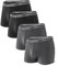 DAVID ARCHY Boxer Homme sans Couture Lot de 4 Caleçon Short en Fibre de Bambou Pouche sous-Vêtement Élastique Ultra-Doux
