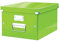 Leitz 60440054 A4 Storage Box, Click and Store Range, Medium, Green, 36.9 x 28.1 x 3.7 cm