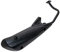 Auspuffanlage Standard Maxtuned mit schwarzer Abdeckung/Blende GY6 4-Takt