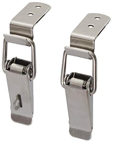 Spannverschluss Edelstahl in 2 Varianten zum Auswählen 105x38x21mm (Spannverschluß abschließbar)