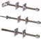 Cast Iron Radiator Stay/Bracket/Tie/Retainer/Fixing (Back Plate, Chrome)