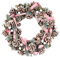 Spring Wreath Large Front Door Pastel Pink Wall Hanging Summer Garland Ornament (BJ00)