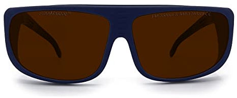 FREEMASCOT Professionelle OD 6+ 190-550nm / 800-1700nm Laser-Schutzbrille für 405nm, 450nm, 532nm, 808nm, 980nm, 1064nm Laser