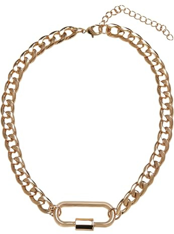 Urban Classics Unisex Fastener Necklace