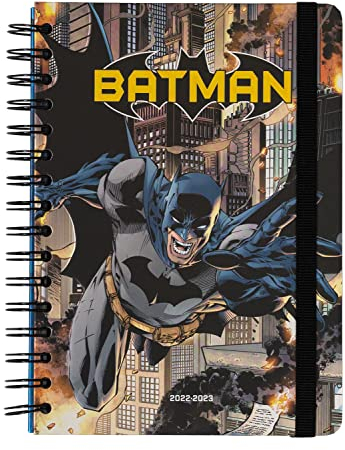 Grupo Erik Schulplaner 2022 2023, Batman Schulkalender 2022 2023, Schulkalender 12 Monaten, Wochenplaner für ein erfolgreiches Schuljahr