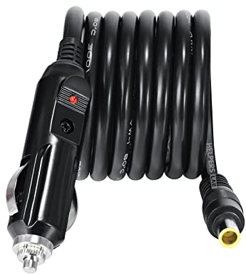 8mm DC7909 Cargador de Coche Mechero para Powerstation Estación de energía portátil Bluetti Goal Zero Yeti Jackery Portable Explorer Milin Rockpals Suaoki Luby, 12-24 V Encendedor de Cigarrillos Plug