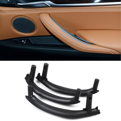 Sucxyor 3 PCS kompatibel mit bmw X5 F15 F85 Türgriff Innen(2014-2018) Türgriff Links + Rechts für X6 F16 F86 (2015-2018) Innengriffe -Schwarz