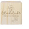 Herz & Heim® Teelichthalter Würfel aus Holz mit Gravur Glückslicht