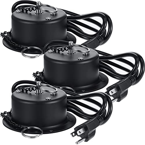 Therwen 3 Pcs Disco Ball Motor Heavy Duty 3RPM Slow Rotating Mirror Ball Motor Rotator for 12-16 Under