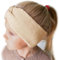 Papierdrachen Kinder Haarband aus Strick - beige – Bequem & Stilvoll mit Knoten – Perfektes Accessoire für Jungen und Mädchen