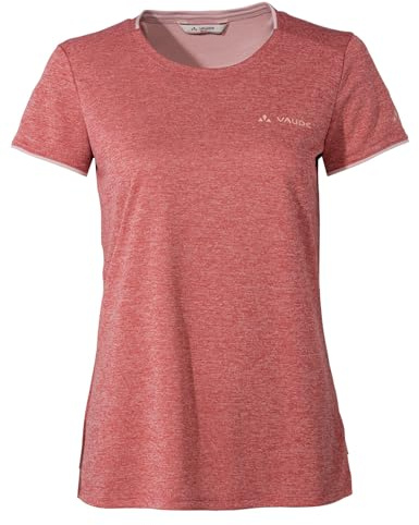 VAUDE Essential T-Shirt für Damen – Schnelltrocknendes & pflegeleichtes Sport Shirt, Atmungsaktives Outdoor T-Shirt mit Rundhals, Brick,34