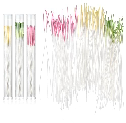 simarro Ohrringe Loch Reiniger, 180pcs Stücke Ohrringe Loch Reiniger Piercing Reinigung Linie Ohrloch Reiniger Stäbchen Faden Einweg Ohrstecker Piercing Pflege Reinigung Werkzeug (grün rosa gelb)