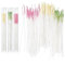simarro Ohrringe Loch Reiniger, 180pcs Stücke Ohrringe Loch Reiniger Piercing Reinigung Linie Ohrloch Reiniger Stäbchen Faden Einweg Ohrstecker Piercing Pflege Reinigung Werkzeug (grün rosa gelb)