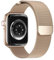 Magnet für Apple Watch Armband 45mm 44mm Ultra 49mm 41mm 40mm iWatch Armbänder 46mm 42mm 38mm Herren/Damen,Metall Edelstahl Milanaise Band für Apfelband Series 10 9 8 7 6 5 4 3 2 Se 2nd Ersatzarmband