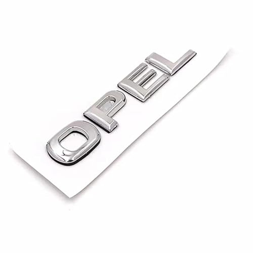HORREX Auto Emblem für Opel Vectra 2002-2008, ABS 3D Aufkleber Ornament Abzeichen Logo Abzeichen Sticker Abziehbilder Front Motorhaube Kofferraum Auto Zubehör
