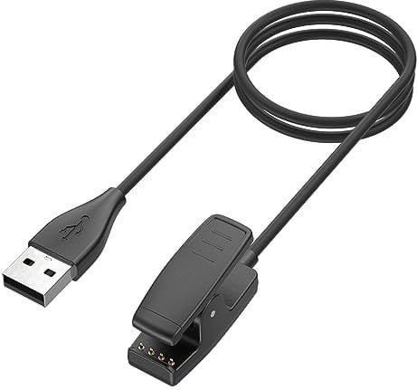 Charging Cable Compatible with Garmin Lily/Garmin Forerunner 35 / Forerunner 30 / Forerunner 230 235 630 645 645 Music, 100cm Replacement Wireless Charging Cable for Vivomove HR/Approach G10 S20