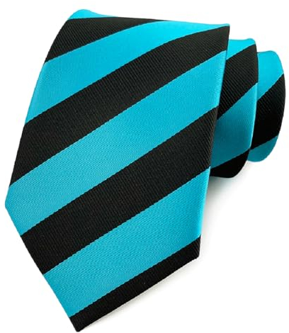 marysgift Krawatte Hellblau Herren Hochzeit Karierte krawatten Set für Formal Business,D0034