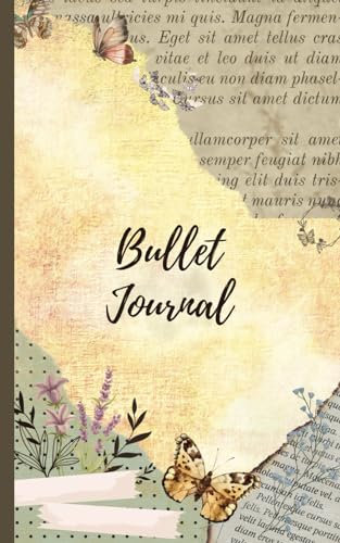 Vintage Bullet Journal | 70 pages, 5 x 8