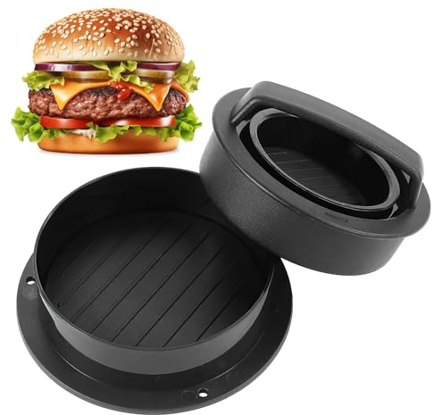 XALVA Mehrzweck-Burgerpresse – Hamburgerpresse für gefüllte, Schieber und große Burger – Hamburgerformpresse – antihaftbeschichtete Burger-Pattypresse – BPA-frei