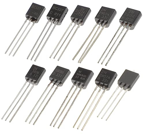 Gatuida 200St Triode Verstärker-Kit Transistoren für Verstärker elektronische Bauteile Transistoren Sortiment Leistungstransistoren Universal- Suite einstellen C1815 Germanium rohr