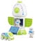 YULEYU Spaceship Toy for Kids, Space Capsule Rover with Projection, Astronauts Figure, Openable Cockpit, Gifts for Kids with Space Function