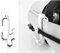 VicRole VR Cable Clamp for Meta Quest 3S, Quest 3, Quest 2 – 3-Slot Drop-Proof Cord Organizer, Adjustable Headset Cable Clip - White