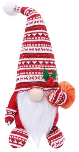 HOVIBU Weihnachtswichtel Groß, Weihnachtsdeko, 44cm Plüsch Wichtel Figuren, Handgemachte Weihnachten Deko Wichtel für Home, Küche, Tisch Dekoration, Geschenke für Kinder Weihnachten