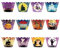 Pirottini per cupcake di Halloween, in carta, per cupcake, per Halloween, 12 pirottini per muffin a tema di Halloween, per feste, cupcake, carta per muffin, decorazioni per feste di