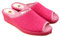 ALCALDE - Zapatillas de casa con cuña y Piso de Goma 659632 Lona Mujer Color: Fuxia Talla: 40