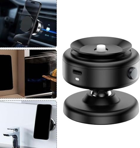 Keeplus 360 Rotatable Car Magnetic Phone Holder, Universal Smartphone Mount, Black